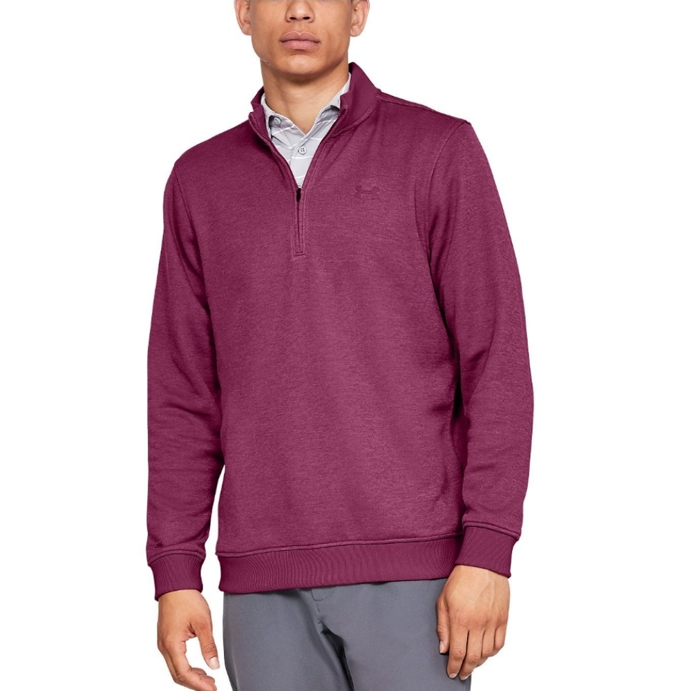 Mens Under Armour Golf Sweater Quarter Zip Pullover